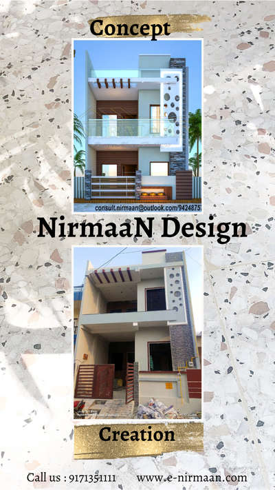 concept and creation ⭐
📩📞 9171-35-1111  • भवन निर्माण अनुमति • वैल्यूएशन • होम-लोन एस्टीमेट • वास्तु नक्शा • 3d एलिवेशन • इंटीरियर डिजाइन • स्ट्रक्चर डिजाइन • कंस्ट्रक्शन • सुपर विजन •
🏙#3DElevation 📐#Planning 🖼#interior 🔩#structuredesign
📰#BuildingPermision 🏢#CompletebuildingSolution
#nirmaan #nirmaandesign #enirmaan #e-nirmaan #nirmaanindore  
r#architecture #architecturephotography #architecture_greatshots #architecture_minimal #architecturetoday #architecture_addicted #3delevation #3dfrontelevation #elevation3d #3delevations #3delevationdesigning #3delevationdesign #3delevations🏙️ #designandbuild