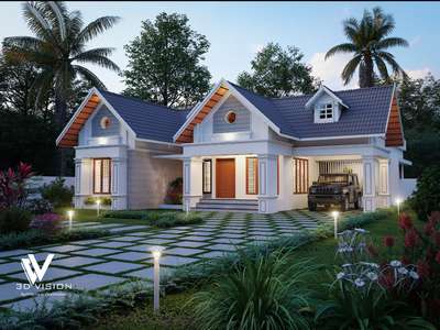 4bhk single floor house design
@thumpoly alappuzha 
# housedesgn