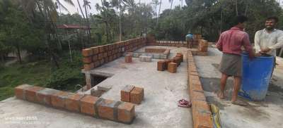 1st floor brick work for Mr.Anoop, Nattika, Thrissur