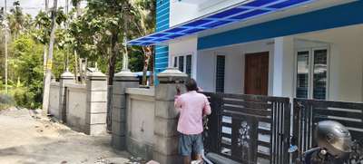 compound wall work at Thanikudam, Thrissur