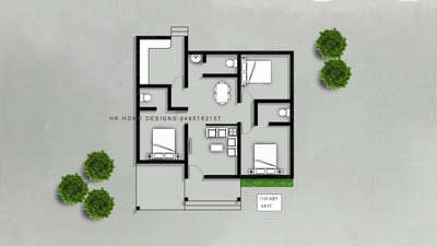 Kerala House plan  #KeralaStyleHouse #SouthFacingPlan #FloorPlans #3DPlans #Malappuram #Kozhikode #Thrissur