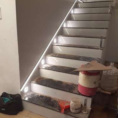 Stairs is very hard stress so simple build with light after stress free step by Client  #HouseDesigns  #CivilEngineer  #civilconstruction  #housedesignideas