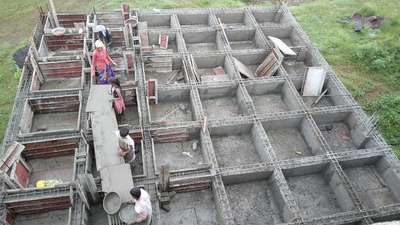 box layout beams of balcony