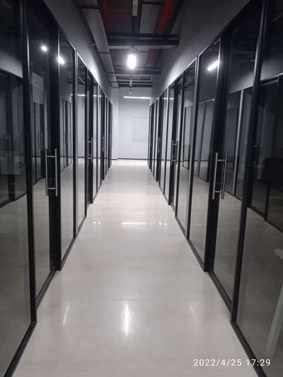 slim profile aluminium partition