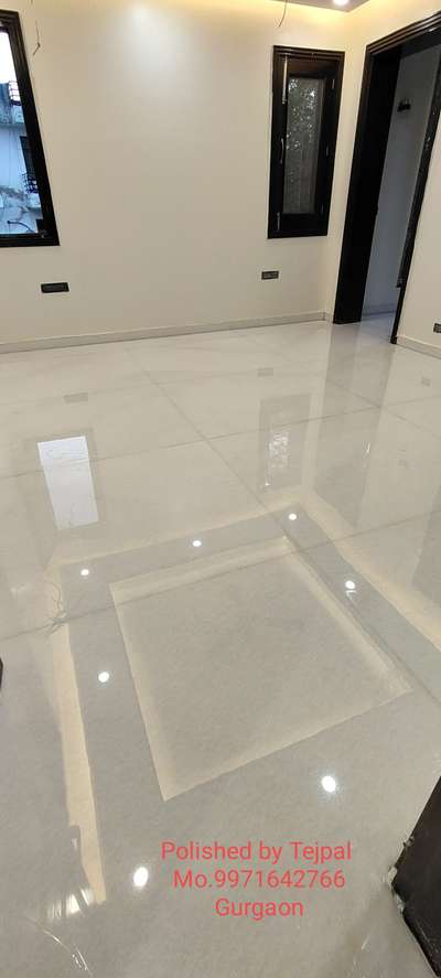 Diamond floor polishing