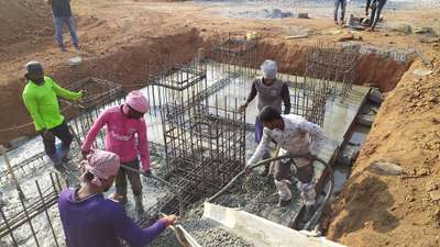 Machine foundation concrete work

#RMC#m40