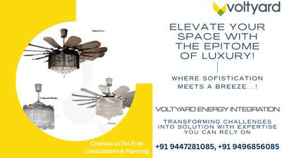 Elevate Your Space with our exquisite Luxury Fans. Experience the perfect blend of style and functionality. Stay cool in luxury - Because your space deserves Nothing Less.