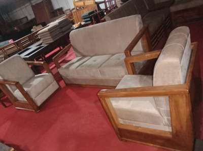 Teakwood sofa set -3+1+1 ₹49999+gst