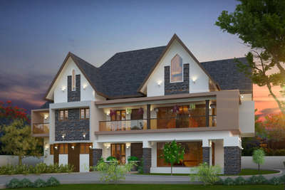 #KeralaStyleHouse #trendingdesign #sloperoofbeauty #architecturedesigns #architecturekerala #3dmodeling #ElevationHome #homedesignideas #creatveworld #koloapp