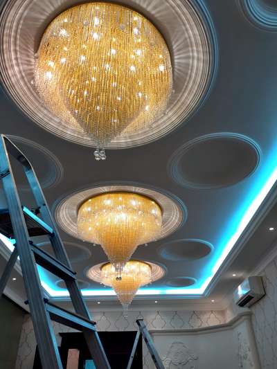 #hanging  #fancylighting  #chandelier  #CelingLights  #GypsumCeiling  #gypsum