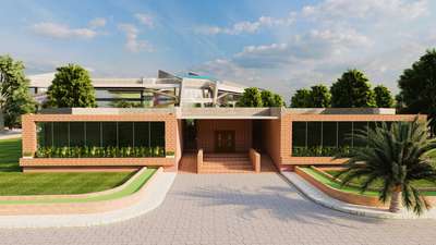 "Bringing together form and function in this beautifully designed canteen. Where great food meets great architecture. 🍽️🏙️ #ArchitectLife #CanteenDesign" #HouseDesigns #InteriorDesigner #3d #architecturedesigns #Architect #spaceplanning #NaturalGrass #LandscapeIdeas #weatherproof #tree #sustainableconstruction #futuristicarchitecture #students #Designs