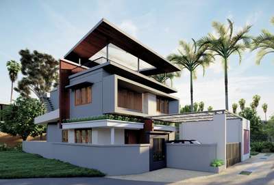 #residentialproject #ContemporaryHouse #keralahomedesign #