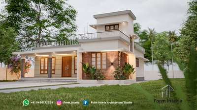 Exterior 3d Design 🥰 Simple Home ...  #3d  #exteriordesigns  #ElevationHome  #homesweethome #3delevations  #render3d3d