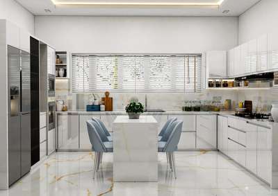 #KitchenIdeas #InteriorDesigner #whitekitchen #KitchenCabinet