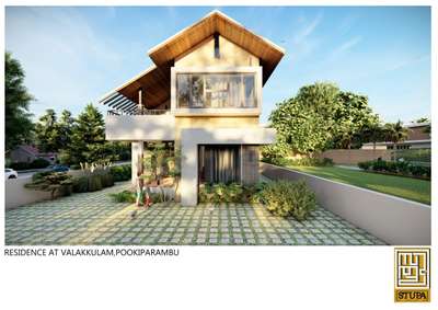 #KeralaStyleHouse #Stupacalicut #exteriordesigns #godsowncountry #SmallHouse #architecturedesigns