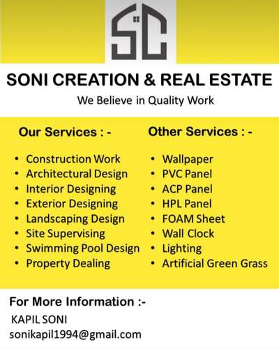 #constructioncompany #realestate #construction #Architectural  #Interior #exterior #LandscapeIdeas  #sitesupervision  #swimmingpoolbuilders  #propertydevelopers  #HomeDecor  #pvc  #acp  #hpl  #wallpaper  #foamsheet  #wallclocks  #light  #Artificialplan  #home  #decor  #building