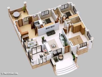 बनवाए अपना 3D फ्लोर प्लान मात्र ₹1000 में
 #3floorplan  #3DPlans