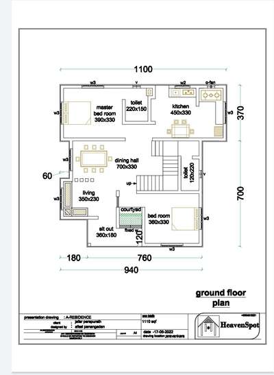 House plans #1100 sqf ground floor