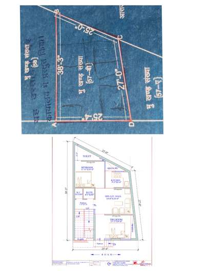 proposed plan for Mr Ruman Pathan at dhoad road sikar 
design by ms architect mo-9571480319