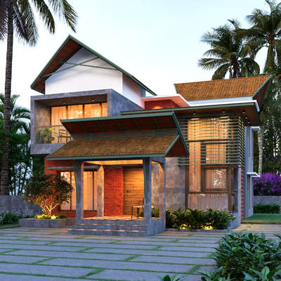 Tropical kerala style  #KoloExteriorDesign
#Kolo3DExterior
#ExteriorDesign
#Exterior3DVisualization
#3DExteriorDesign
#ArchitecturalVisualization
#ExteriorRendering
#3DRendering
#ExteriorDesignIdeas
#HomeExterior
#HouseDesign
#OutdoorLiving
#LandscapeDesign
#ModernExteriors
#TraditionalExteriors