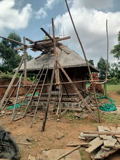 Construction of Sree Ayyappa Swamy temple at Poopara