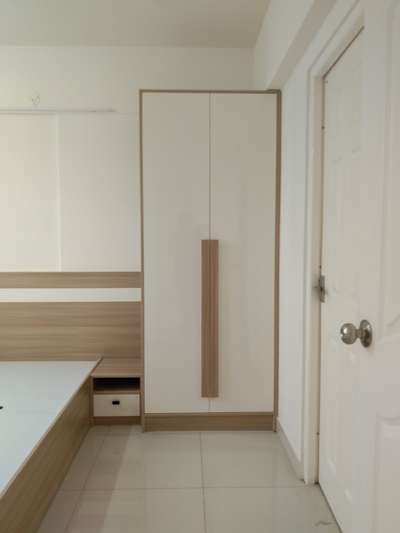 Two Door Wardrob : Completed Project 
: Flat No. 3K, Natura, Souparnika Apts
Location : Villagan Hills, Thrissur 

Client : Mr. Naseef 

 #WardrobeIdeas  #WardrobeDesigns  #CustomizedWardrobe