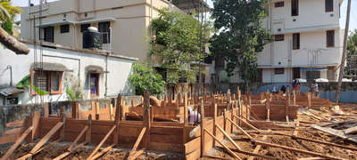 my new project work on progress 2240 Sqft at Trivandrum