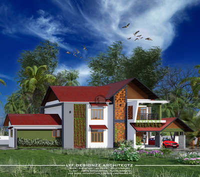 Tropical style type residence...
Exterior design work of residence 
.
.
Type: residential 
Client: James Thankachen
Place: Haripad
Area: 2986sqft
.
.
#homedesign #homedecor #interiordesign #design #home #interior #architecture #decor #homesweethome #interiors #decoration #furniture #interiordesigner #homedecoration #interiordecor #luxury #art #interiorstyling #homestyle #livingroom #inspiration #designer #handmade #homeinspiration #homeinspo #house #realestate #kitchendesign #style #homeinteriordesigncompany
