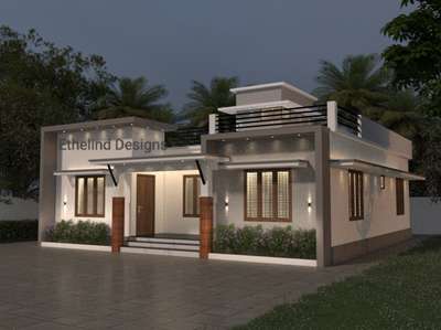 1300 sqft 2bhk villa.