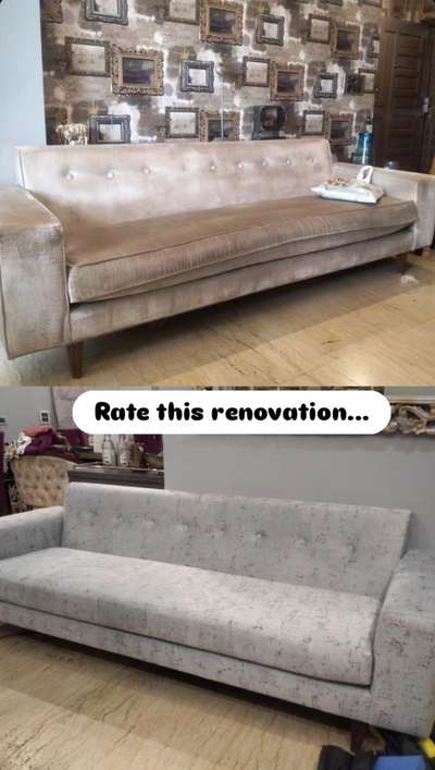 Rate This Renovation #furnished  #Sofas  #HouseRenovation  #LUXURY_SOFA  #sofaset  #sofafurniture