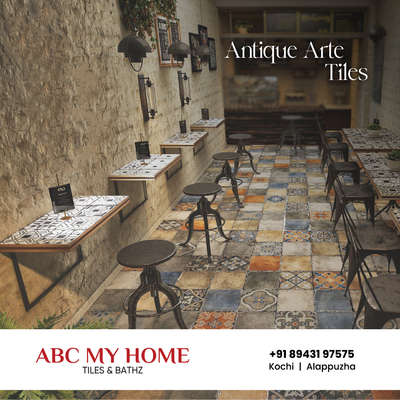 The elegance and timeless works of art with an antique touch to blend your space with old-world charm. Let's bring the aesthetic appeal of your space with the Antique Arte Tile collection.

For more details, feel free to call us on +91 89431 97575

#abcmyhomekochi #kitchensink #kitchendecor #BathroomDesign #Bathroomideas #kitchenideas #designinspiration #homedecor #tiles #tileshop #bathroominteriors #instadaily #bathroomrenovation #instagood #kochi #alappuzha #bedroomdecor