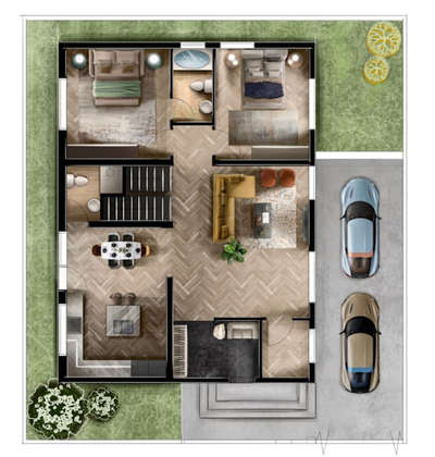 floor plan for 23' X 43'