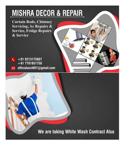 #Fitter  #WallPainting  #painters  #Curtainrod 
 #MishraDecor & Repair 
call @7701951758