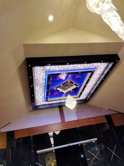 Led works on ceiling