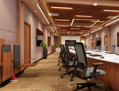 Interior conference hall render #InteriorDesigner #Architectural&Interior #OfficeRoom