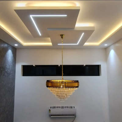 #Gypsum ceiling
#v board work
# electrical work
# mdf work
#painting
#CelingLights