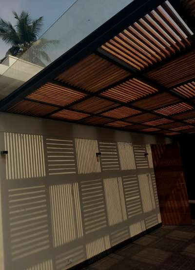 #matfydesigns  #matfybuilders  #WoodenBalcony  #WoodenCeiling  #shadow  #woodendesign