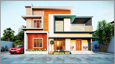 #KeralaStyleHouse  #ContemporaryHouse  #modernhousedesigns  #new_home