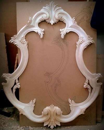 wood carving mirror frame available 
only on order