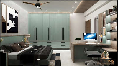 This combination works well in bedrooms, kitchens, or living rooms, creating a light, airy atmosphere