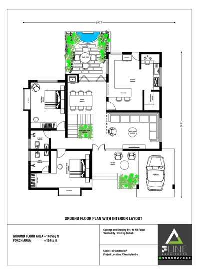 Floor Plan
4BHK Residence
@Cherukulamba, Malappuram
,
,
,
,
,
#FloorPlans #groundfloor #4BHKPlans #HomeDecor