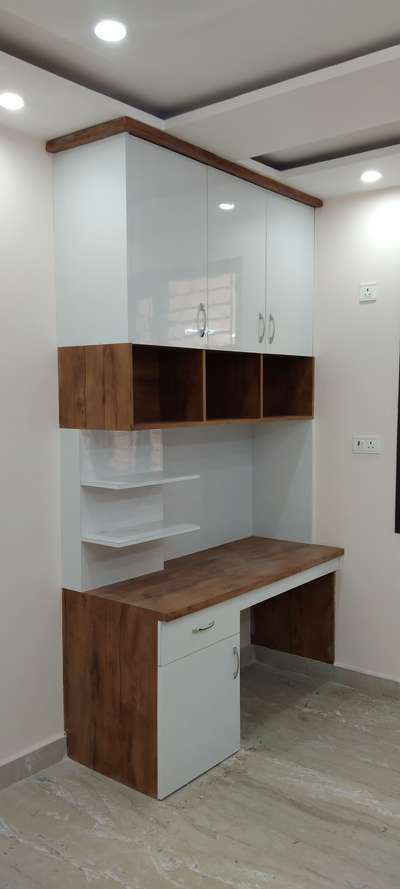 study table with storage