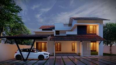 Residence design for Mr. Eldose

 #3BHKHouse 
#2000sqftHouse