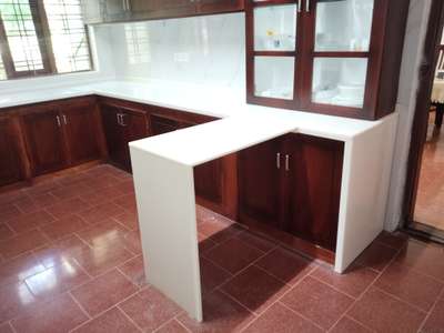 kitchen counter top with Nano white