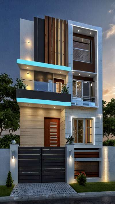 Modern House Front elevation design