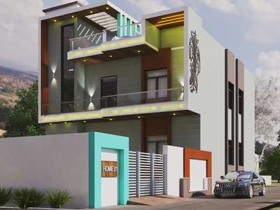 34x38 3bhk House design contact number 9672669216 #stilt+4exteriordesign  #FlooringExperts  #InteriorDesigner #PVCFalseCeiling #kola