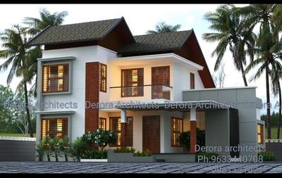 #traditiinal  #mixed_style  #ElevationDesign  #3dexterior  #4BHKPlans
