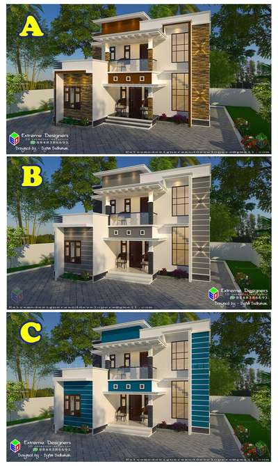 ഇവയിൽ ഏതു കളർ കോമ്പിനേഷനാണ് നല്ലത്?
A/B/C