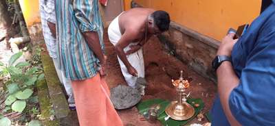 "Another prestigious project at Thiruvalla "
Stone laying ceremony 
for Mr. Anil Kumar and family 
Area - 2200 Sqft 
 #Tropical  #ContemporaryHouse  #tropical Contemporary  #keralastyle  #KeralaStyleHouse  #TraditionalHouse  #SlopingRoofHouse  #tiledroof  #stonelayingceremony