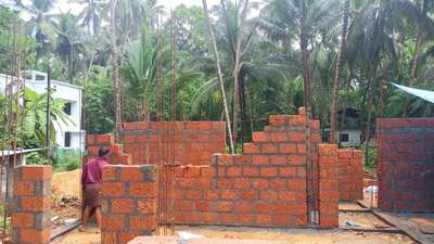 Masonry in progress #homebuilder #HouseConstruction #civilconstruction